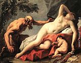 Venus and Satyr by Sebastiano Ricci